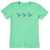Women's Three HummingbirdsCrusher Tee