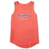 Women's Three Magnolias Sleeveless High-Low Crusher Tank