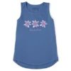 Women's Three Magnolias Sleeveless High-Low Crusher-LITE Tank