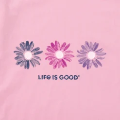 Women's Three Painted Daisies Sleeveless High-Low Crusher-LITE Tank -One Family Clothing Womens Three Painted Daisies Sleeveless HighLow CrusherLITE Tank 81255 2 lg