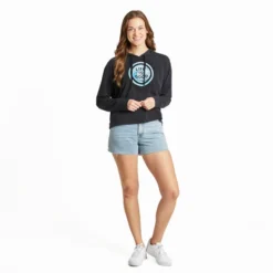 Women's Tie Dye Coin Crusher-FLEX Boxy Hoodie -One Family Clothing Womens Tie Dye Coin CrusherFLEX Boxy Hoodie 89641 5 lg