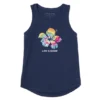 Women's Tie Dye Hibiscus Sleeveless High-Low Crusher-LITE Tank
