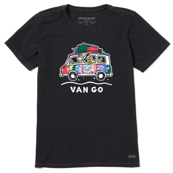 Women's Tie Dye Jake Van GoCrusher Tee 1 Women's Tie Dye Jake Van GoCrusher Tee