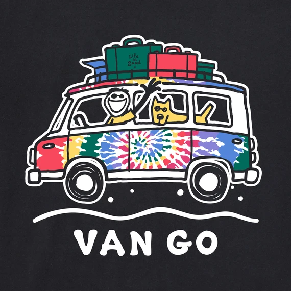 Women's Tie Dye Jake Van GoCrusher Tee 2 Women's Tie Dye Jake Van GoCrusher Tee - Image 2