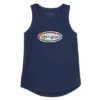 Women's Tie Dye Oval Sleeveless High-Low Crusher-LITE Tank
