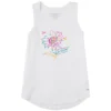 Women's Tie Dye Sunflower Bees Sleeveless High-Low Crusher-LITE Tank