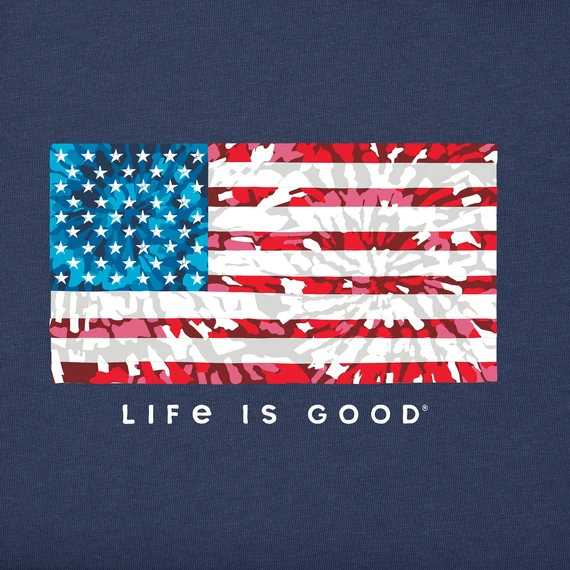 Women's Tie Dye FlagCrusher-LITE Tee 2 Women's Tie Dye FlagCrusher-LITE Tee - Image 2