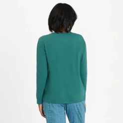 Women's Tribal Cardinal Long Sleeve Snuggle Up Sleep Tee -One Family Clothing Womens Tribal Cardinal Long Sleeve Snuggle Up Sleep Tee 80581 3 lg