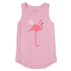 Women's Tribal Flamingo Sleeveless High-Low Crusher-LITE Tank