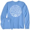 Women's Trippy Here Comes The Sun Long Sleeve Crusher-LITE Tee