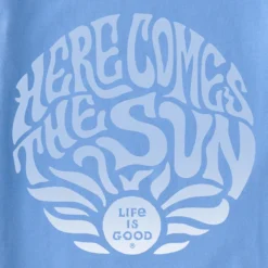 Women's Trippy Here Comes The Sun Long Sleeve Crusher-LITE Tee -One Family Clothing Womens Trippy Here Comes the Sun Long Sleeve CrusherLITE Tee 89402 2 lg