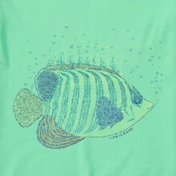 Women's Tropical Fish Of Hearts Sleeveless High-Low Crusher-LITE Tank -One Family Clothing Womens Tropical Fish of Hearts Sleeveless HighLow CrusherLITE Tank 101713 2 lg