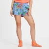 Women's Tropical Hibiscus Pattern Snuggle Up Sleep Short