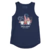 Women's USA Gnomes Sleeveless High-Low Crusher-LITE Tank