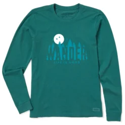 Women's Wander Forest Long Sleeve Crusher Tee