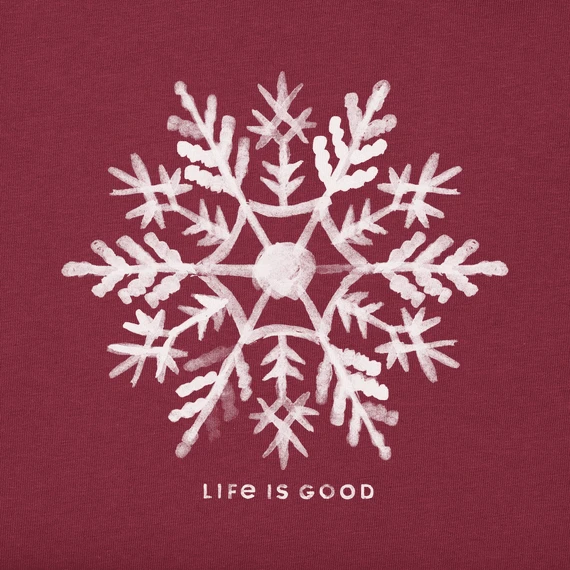 Women's Watercolor SnowflakeCrusher Vee 2 Women's Watercolor SnowflakeCrusher Vee - Image 2