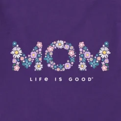 Women's Wildflower MomCrusher-LITE Vee -One Family Clothing Womens Wildflower Mom Short Sleeve CrusherLITE Vee 81092 2 lg